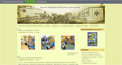 Desktop Screenshot of biblioteka-kornowac.pl